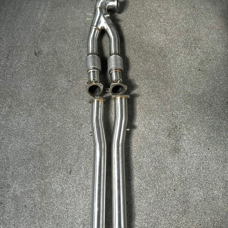 QST RS3 8Y High Flow Downpipe Assembly