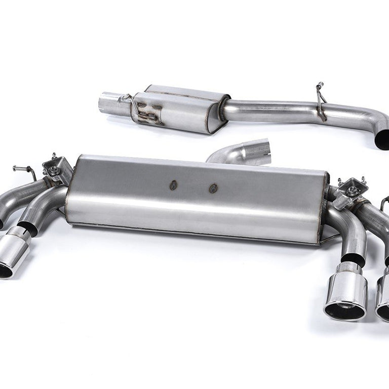 Milltek Sport Resonated Cat-Back Polished Round Tips Audi S3 8V