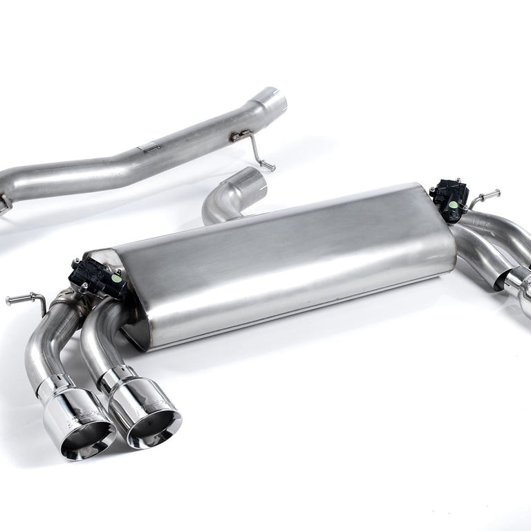 Milltek Sport Non-Resonated Cat-Back polished round Tips S3 8V