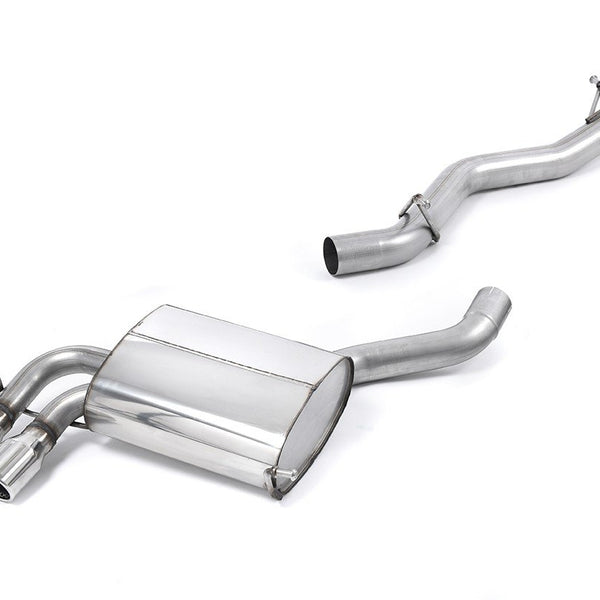 Milltek Sport Non-Resonated Cat-Back S3 8P Hatchback Twin 80MM Jet Tips