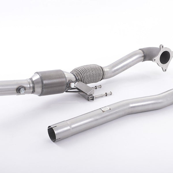 Milltek Sport Large Bore Downpipe and Hi-Flow Sports Cat TTS 8J