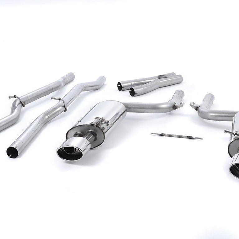 Milltek Sport Resonated Cat-Back Polished Tips RS4 B7