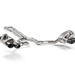 Akrapovic Evolution Line (Titanium) + Tailpipe Set (Carbon) - PORSCHE PANAMERA TURBO S E-HYBRID / SPORT TURISMO (971) 2017-2018