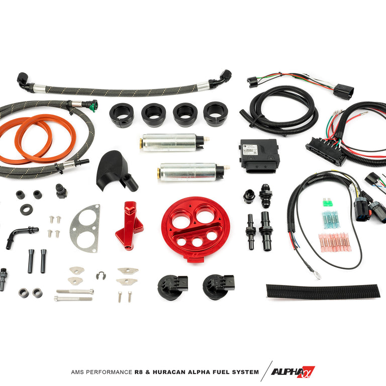 AMS PERFORMANCE R8/HURACAN ALPHA FUEL SYSTEM - TWIN PUMP KIT