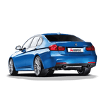 Akrapovič Evolution Line (SS) + Evolution Link Pipe Set (SS) - BMW 335i (F30, F31) 2012-2015