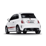 Akrapovič Slip-On Line (SS) + Carbon Tailpipe Set - Abarth 2008+