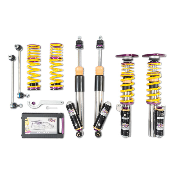 KW Coilover kit Clubsport 3-way incl. FA top mounts - Golf MK7R