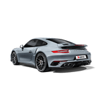 Akrapovič Slip-On Line (Titanium) + High Gloss Carbon Rear Diffuser - Porsche 911 Turbo/Turbo S (991.2) 2016+
