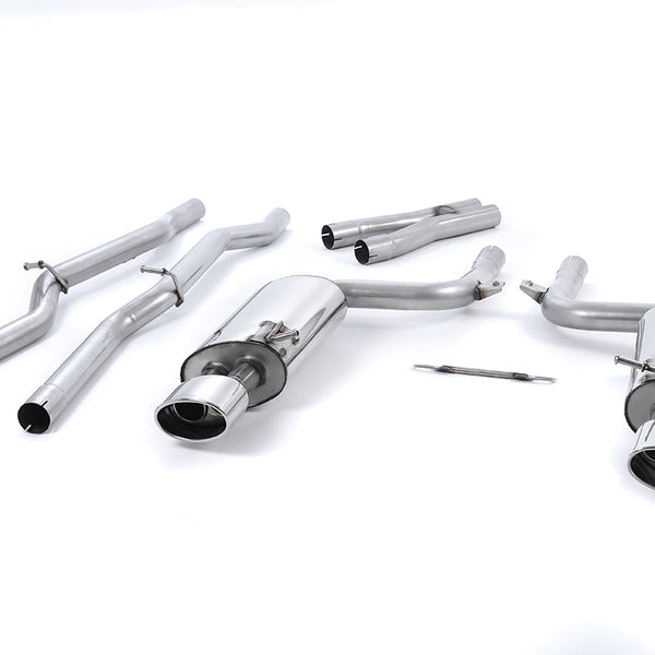 Milltek Non-Resonated Non-Valved Cat-Back Exhaust Audi RS4 B7 *OPTIONS*